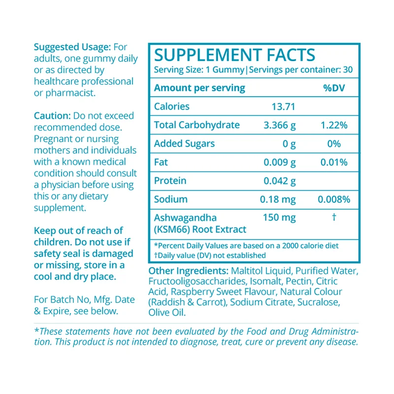 stress-relief-gummies-supplement-facts